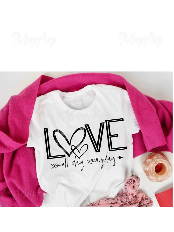 Love All Day for wholesale by MayArp Designs