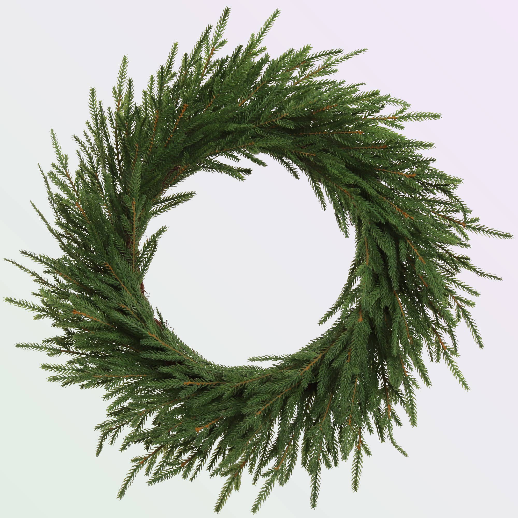 Larksilk - Venta al por mayor Corona - Corona de Navidad Frasier de 24” Real Touch - Decoración Realista3