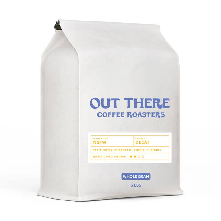 NSFW Decaf - 5 lbs. for wholesale by Out There Coffee Roasters