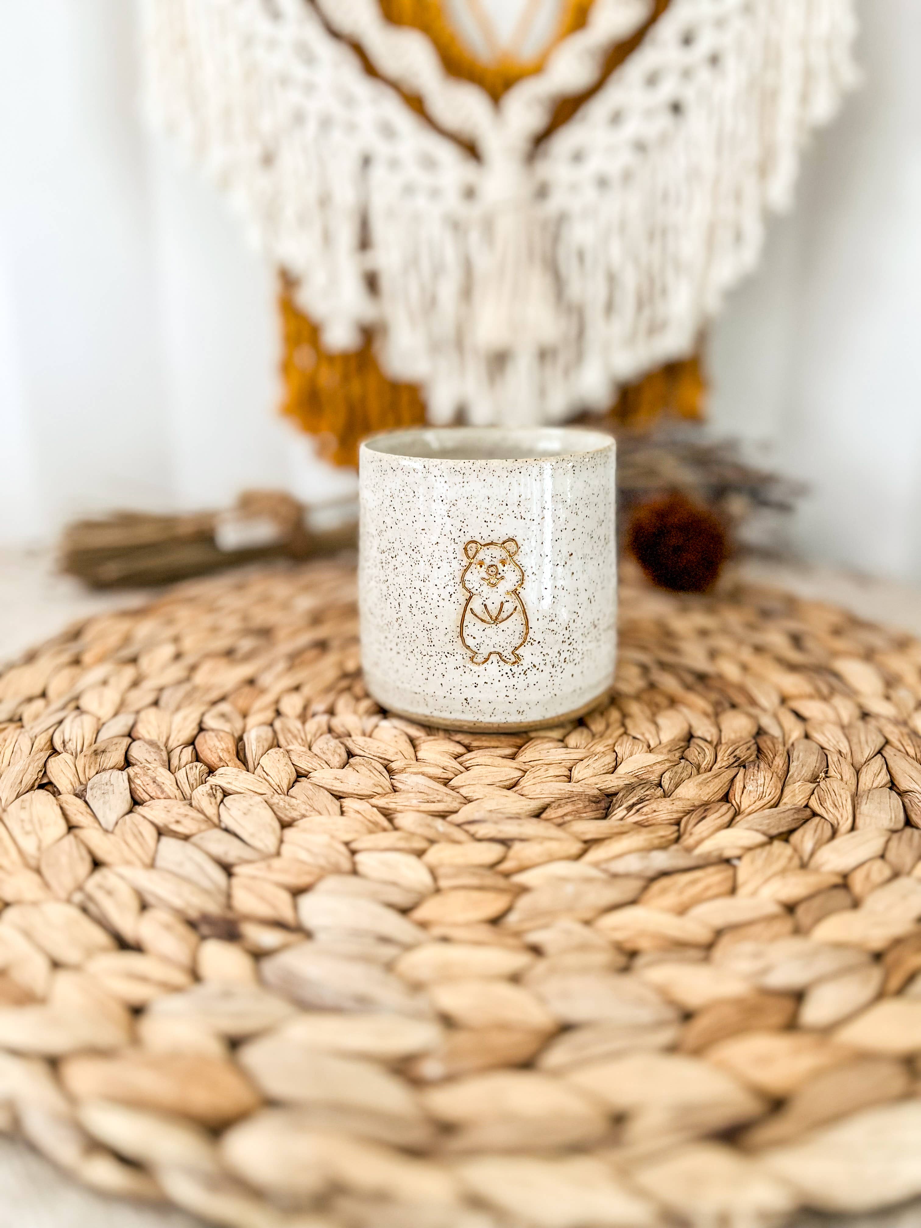 Wolf and Clay Pty Ltd - Vente Tasse à café - Quokka - Mug en céramique0