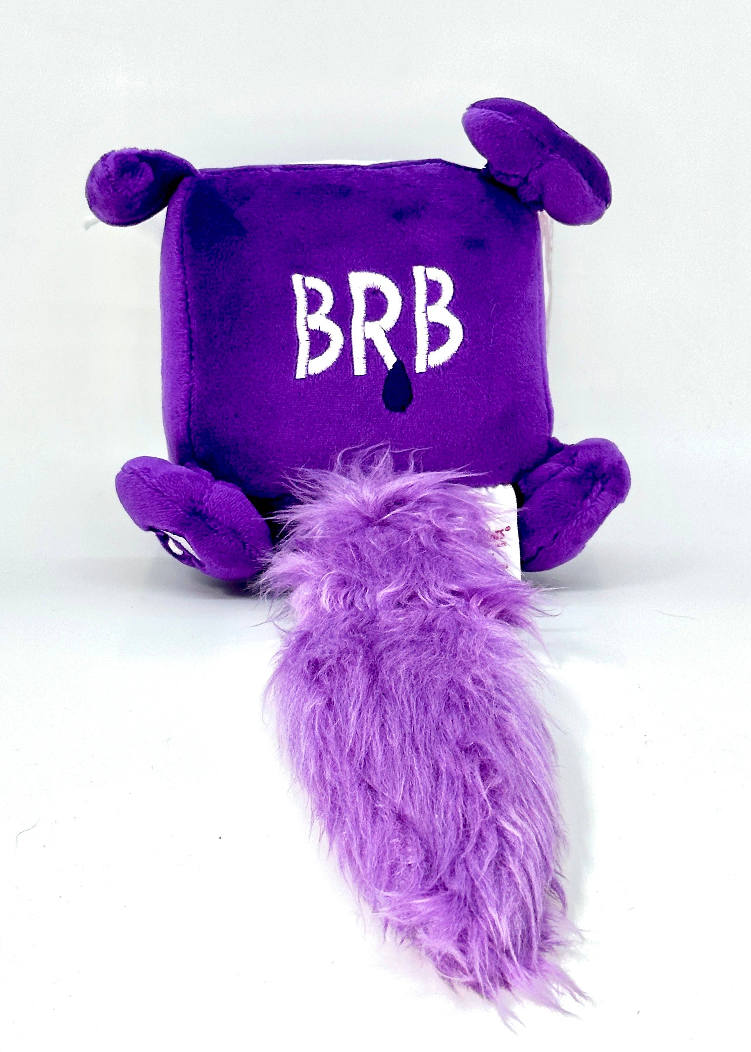 Squaredy Cats - Wholesale Stuffed/Plush Toy - Kids & Baby - GhostPuss PURPLE signature size SIGNED AND NUMBERED plushie xxx/2002