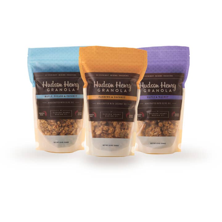 Hudson Henry Baking Co. - Wholesale Granola - Classic Granola Trio1