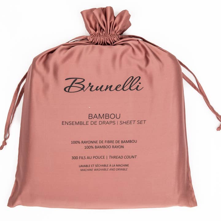Bambou Rust 4 Pcs Sheet Set for wholesale on Faire