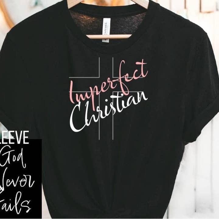 The Bling Barn - Wholesale Screen Printed T-Shirt - Women's - Imperfect Christian Graphic Tee