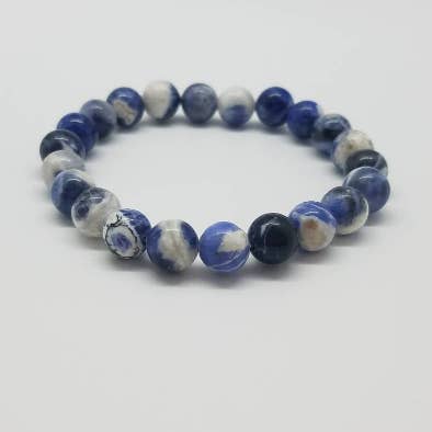 Sodalite Stretch Bracelet for wholesale by Elle Brands LLC
