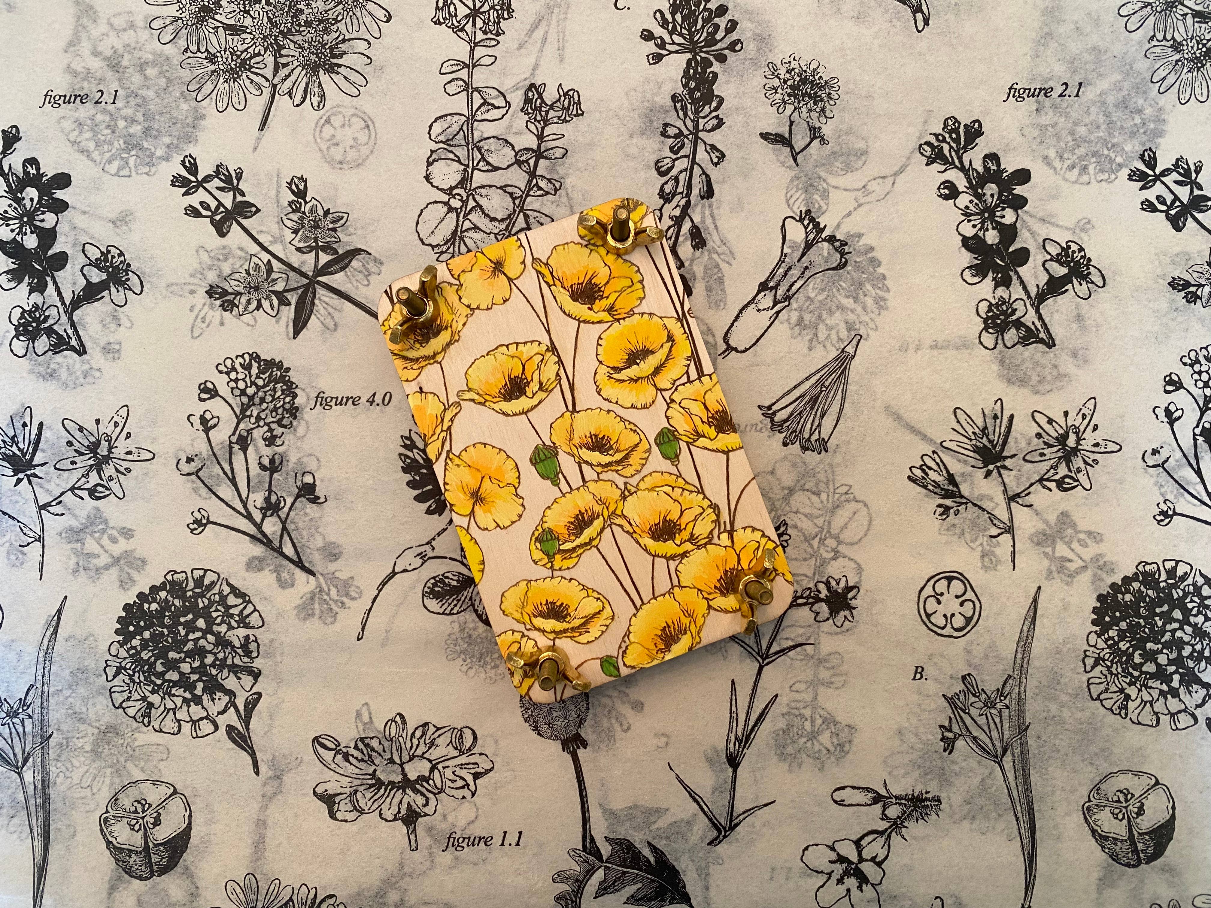 Holly Hills Lane - Wholesale DIY Craft Kit - Hand Painted State Flower Press Great for Town Visitors