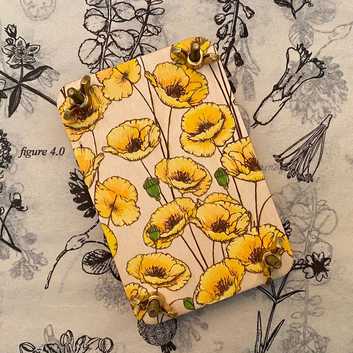 Hand Painted State Flower Press Great for Town Visitors for wholesale by Holly Hills Lane