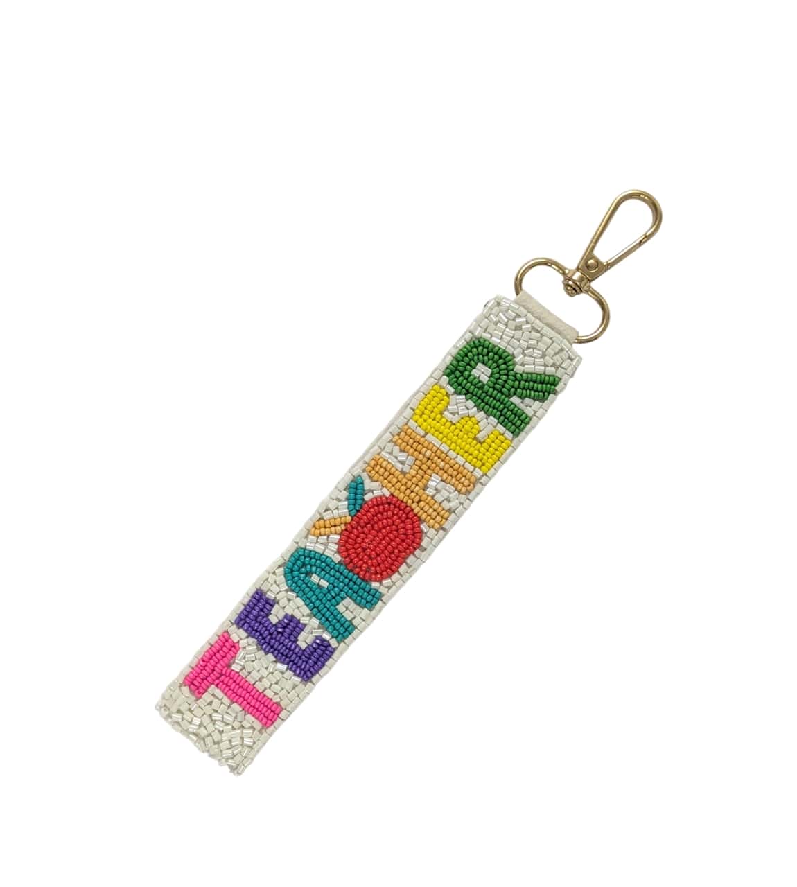 Nima Accessories Inc – wholesale Keychain – Women's – Ladies Teacher Beaded Wristlet Strap Key Chain0