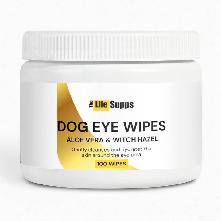 Dog Eye Wipes - 100% Natural Ingredients for Tear Stains & Debris Removal for wholesale by theLifeSupps.com