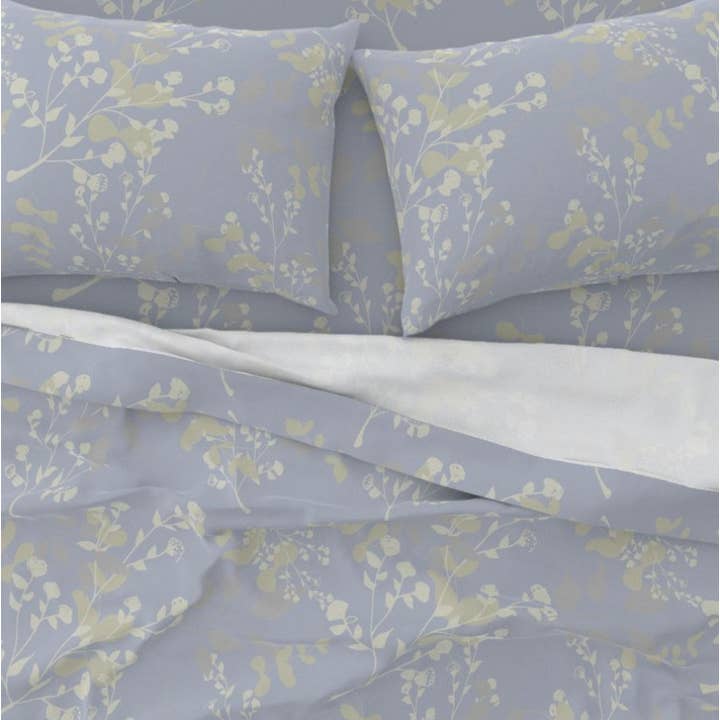 Early Morning Blooms Sheets for wholesale by Fox & Willow Design Studio