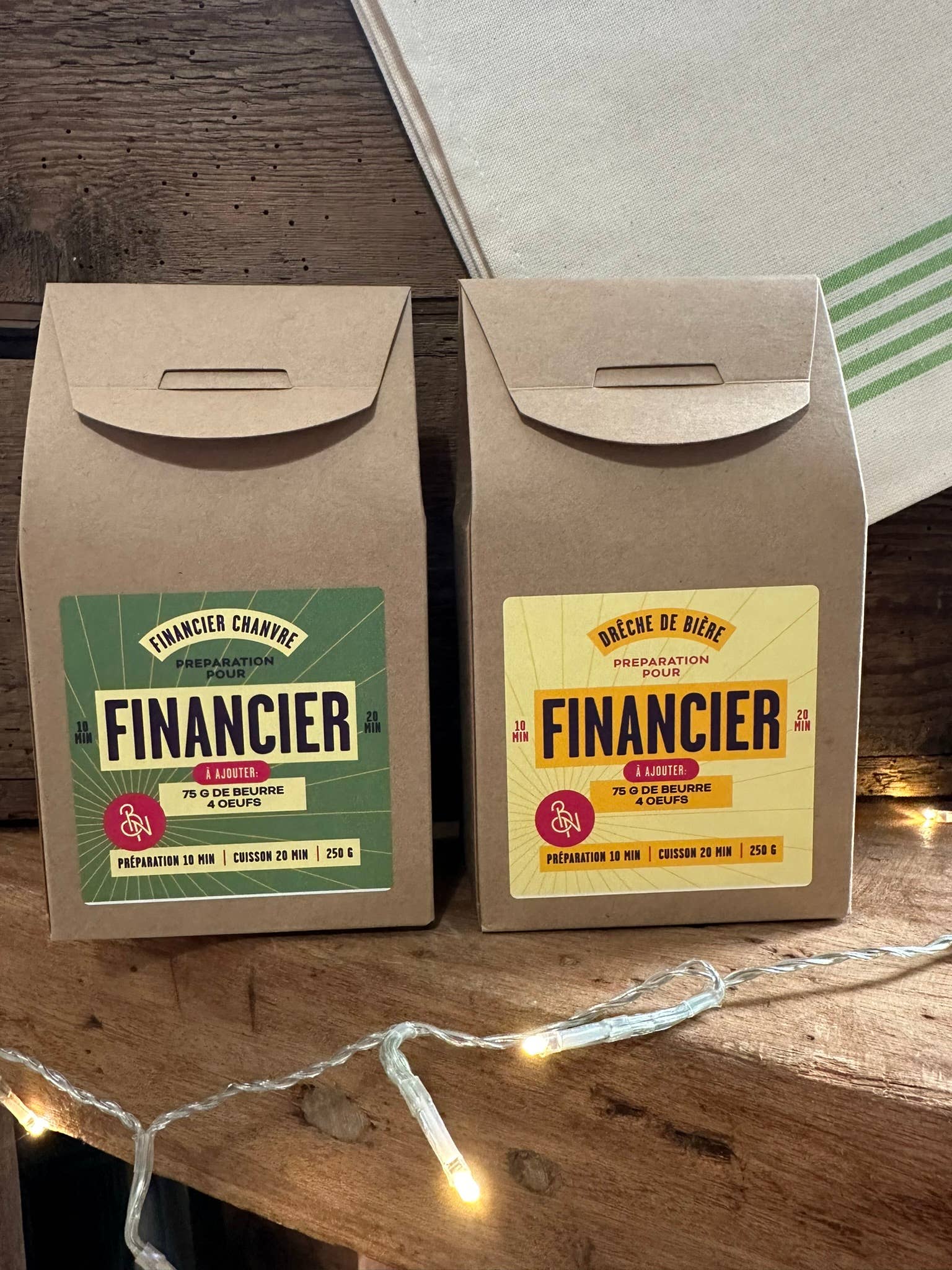 FERME DE LA BELLE NOE - Vente Mélanges pour gâteau - Préparation Financier Drêche de Bière1