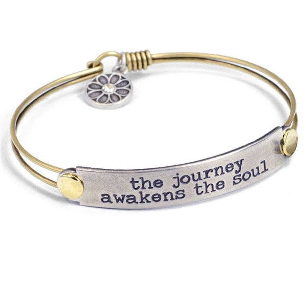 Sweet Romance Jewelry - Wholesale Bangle Bracelet - Inspirational Message Bar Bangle Bracelets1