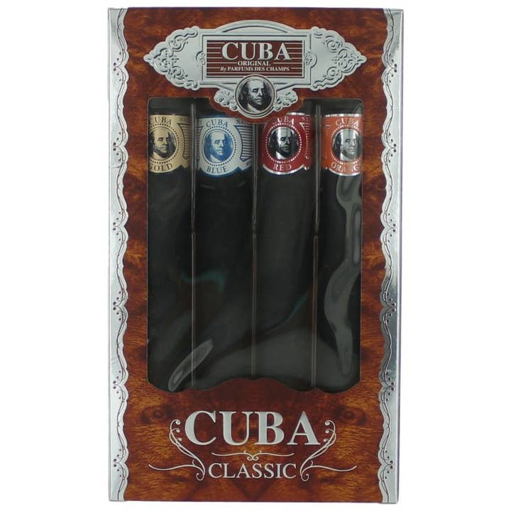 Cuba Classic Set Regalo da Uomo 4 Pezzi di Cuba per la vendita all'ingrosso da parte di Myco Essentials, LLC