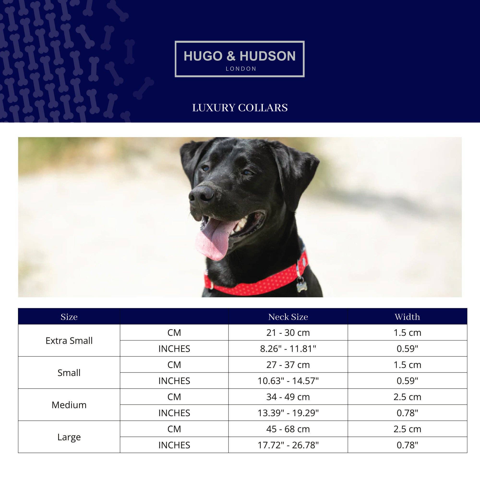 Hugo & Hudson – wholesale Pet collar – Dog – Tweed Metal Buckle Dog Collar - Aqua Herringbone2