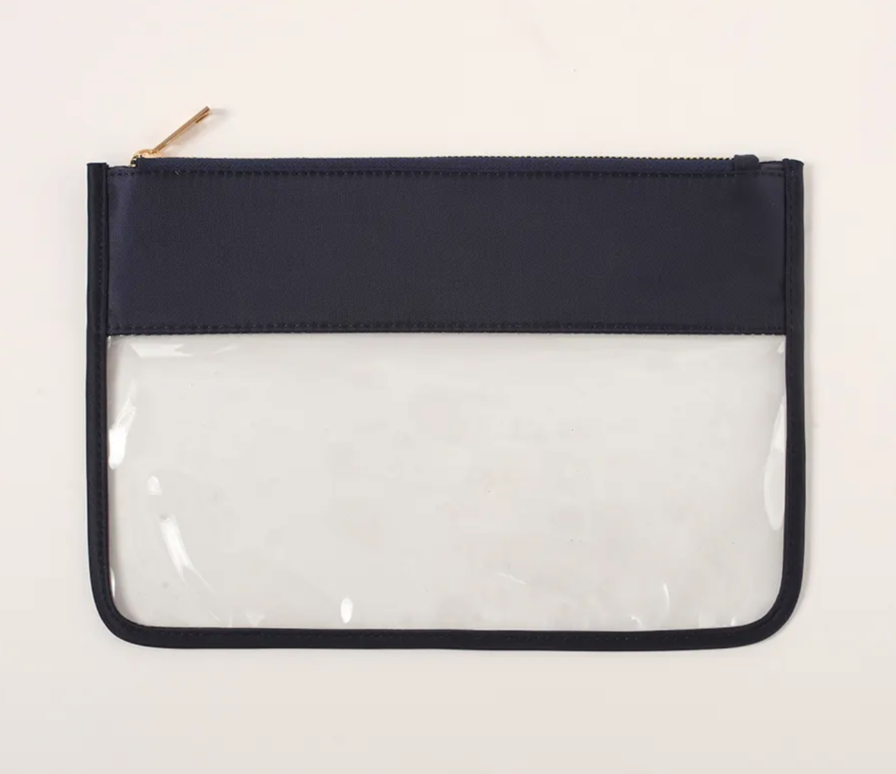 The Loki Shop – Großhandel Schmink-/Kosmetiktasche – Transparenter Nylonbeutel mit Reißverschluss, flache Kosmetiktasche, 10 Stück12