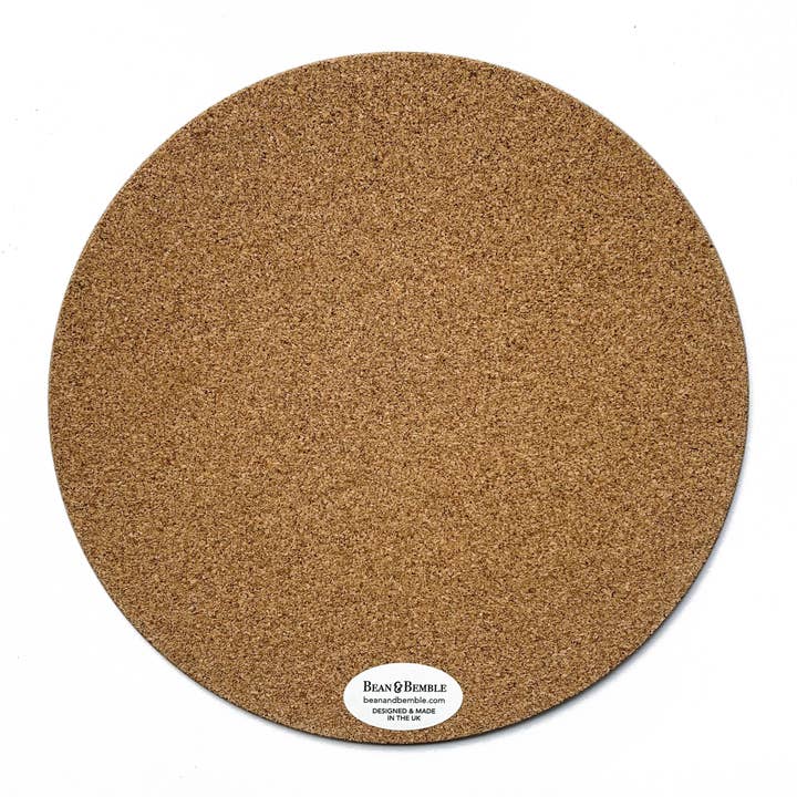 Bean and Bemble - Wholesale Placemat - Placemat Large Round Melamine Wooden Wild Cat Tiger