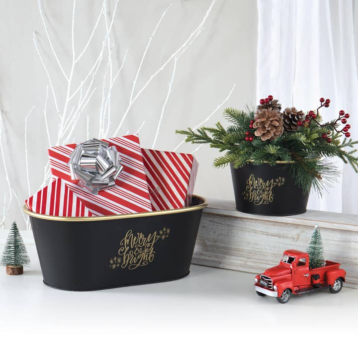 Willow Group - Wholesale Plant Pot - RD TIN PLANTER