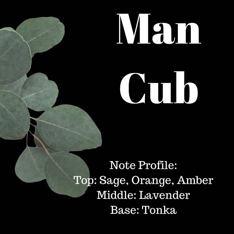 Kinfolk of Mine - Wholesale Jar/Filled Candle - Man Cub 9oz Candle1