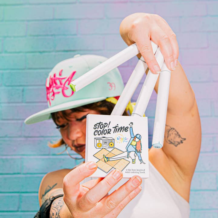 A Brighter Year - Wholesale Coloring Book - Adult - Stop! Color Time Mini Coloring Book2