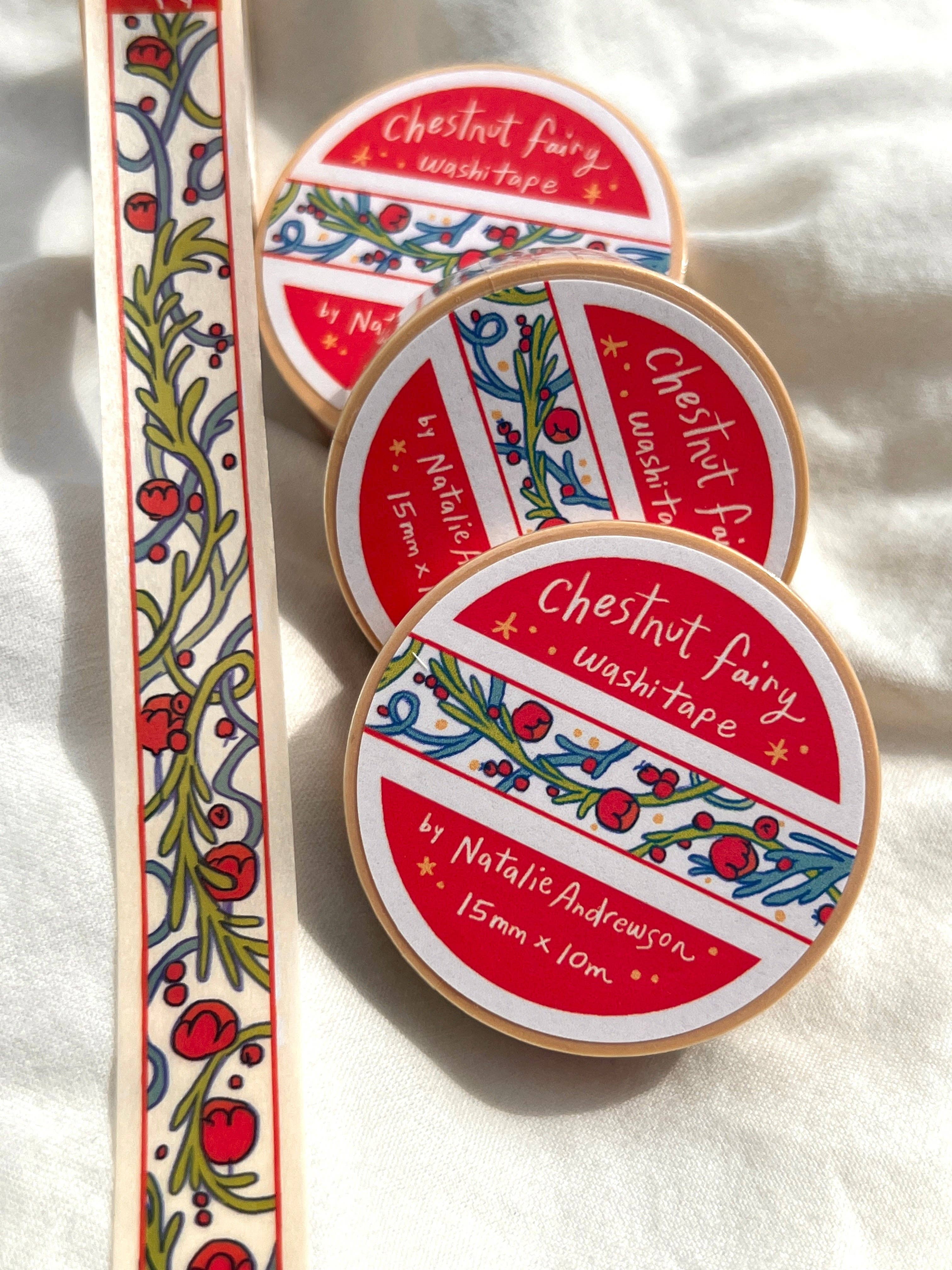 Natalie Andrewson - Vente Rubans adhésifs Washi - Washi Tape - Fée Châtaigne1