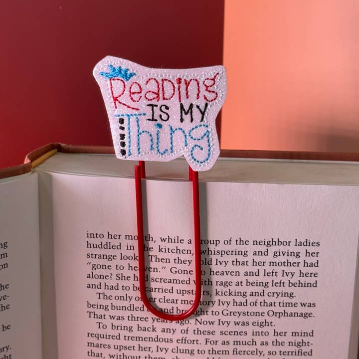 Grands signets de trombones - Lecture pour la vente par I Love Books and Bows