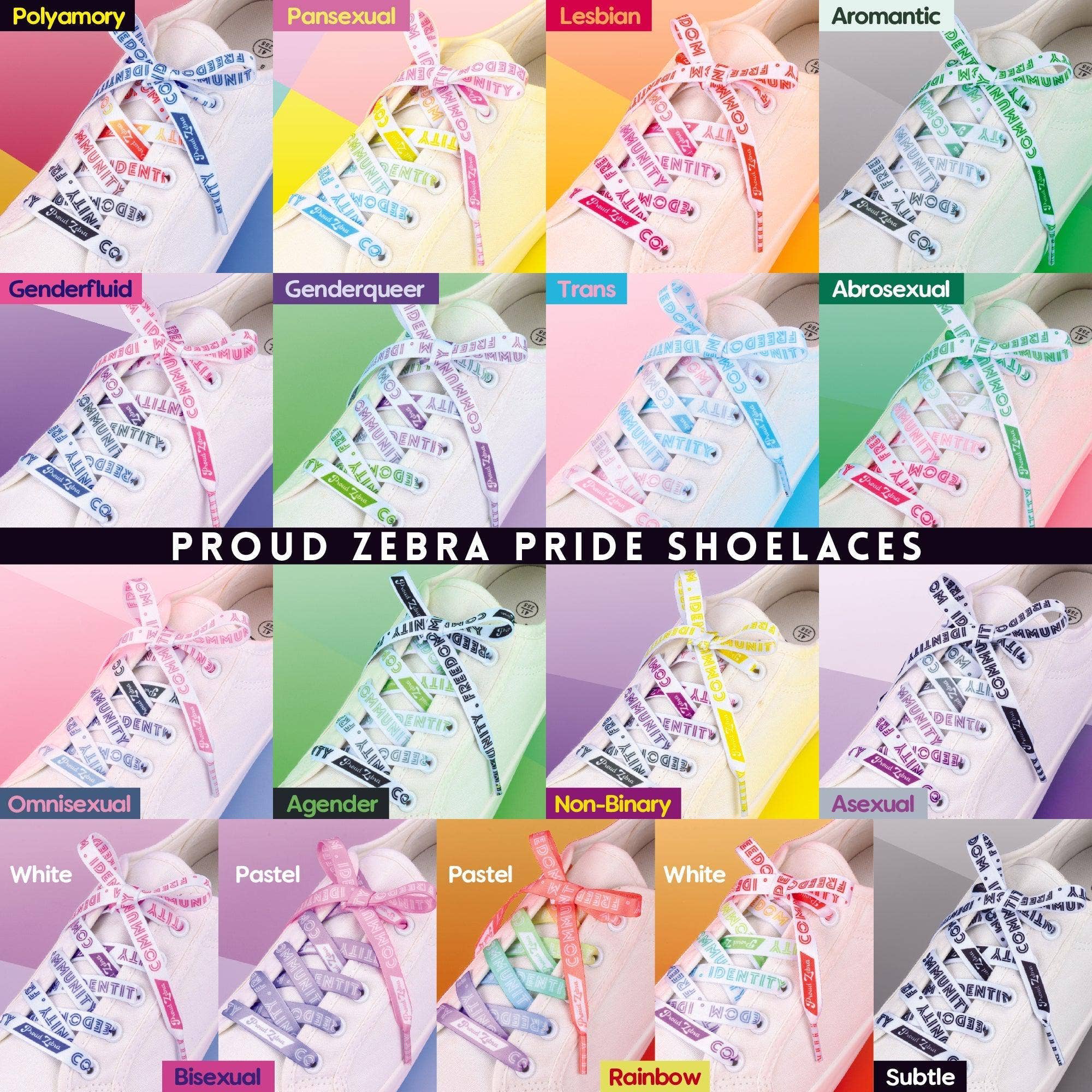 Proud Zebra – Engroshandel Skopynt - Dame – Trans Pride Flag Kærlighed Blonder L9