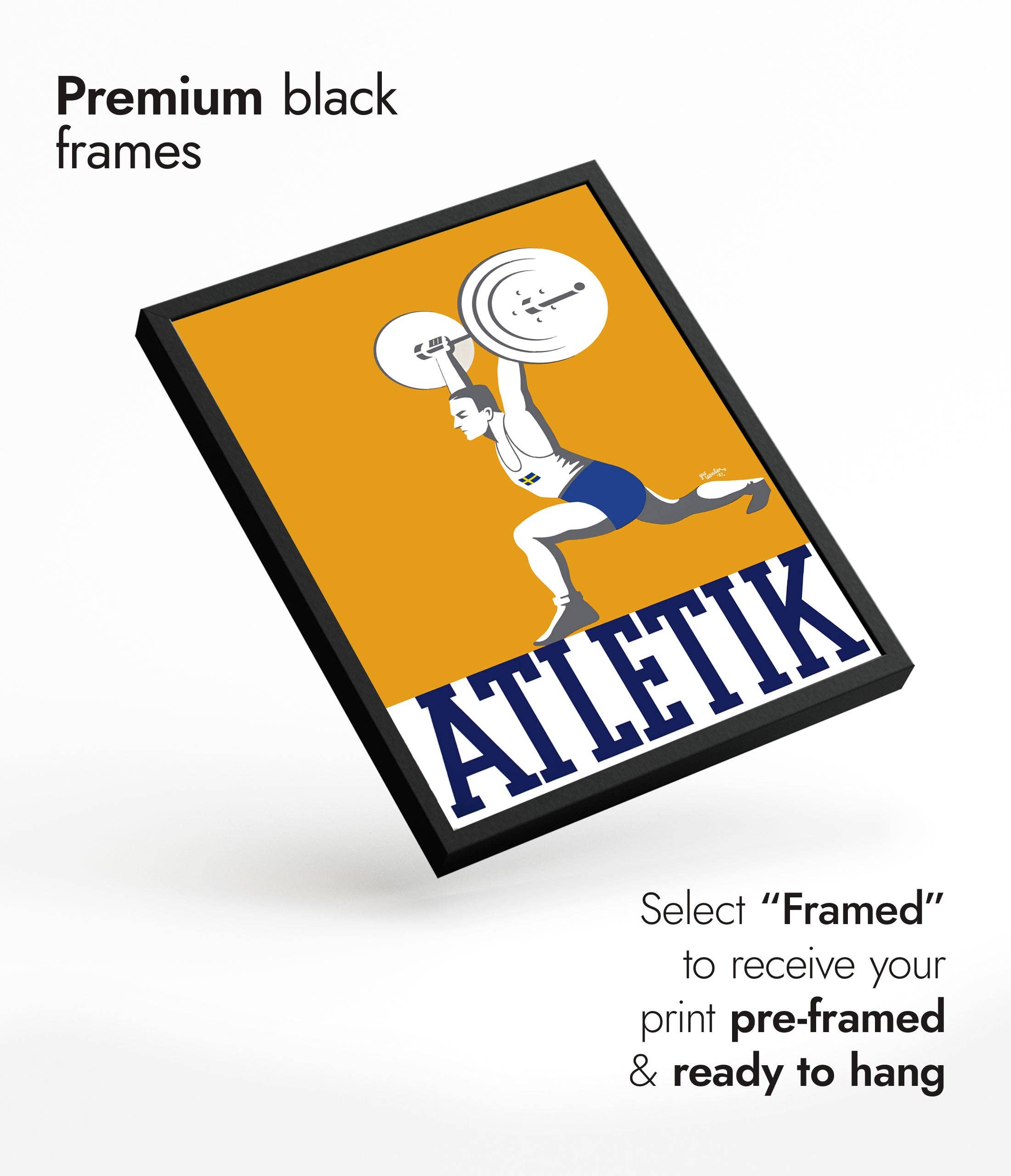 Animato – wholesale Poster – Athletic Weightlifting - Sweden3