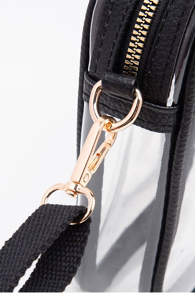 Hana - Venta al por mayor Bandolera - Mujer - Bolsa Crossbody Stadium transparente18