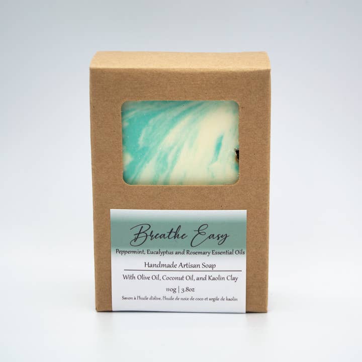 Breathe Easy Aromatherapy Soap for wholesale by Rosewood and York