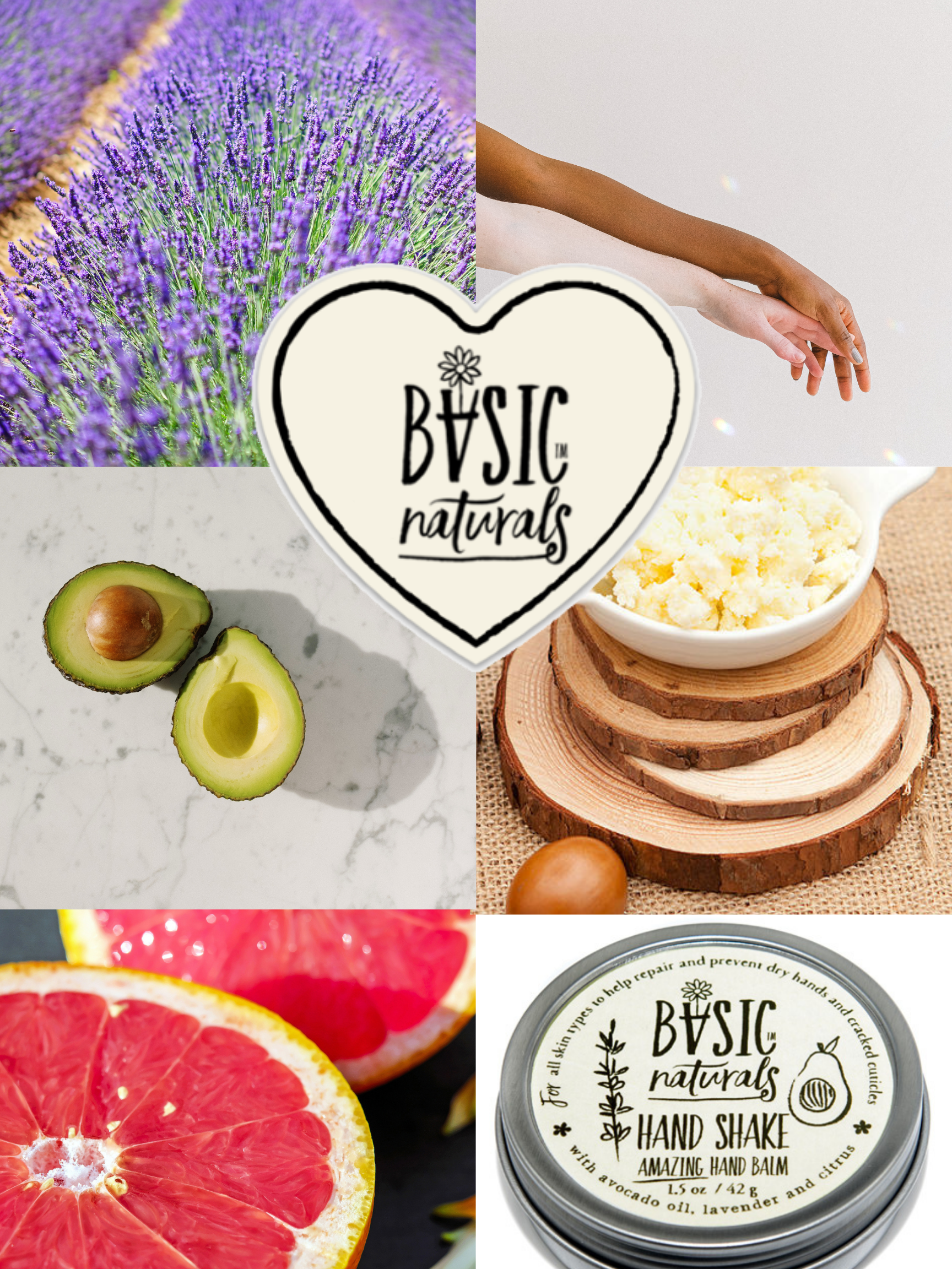 Basic Naturals Skincare - Wholesale Hand Cream/Lotion - HAND SHAKE Moisturizing Balm1