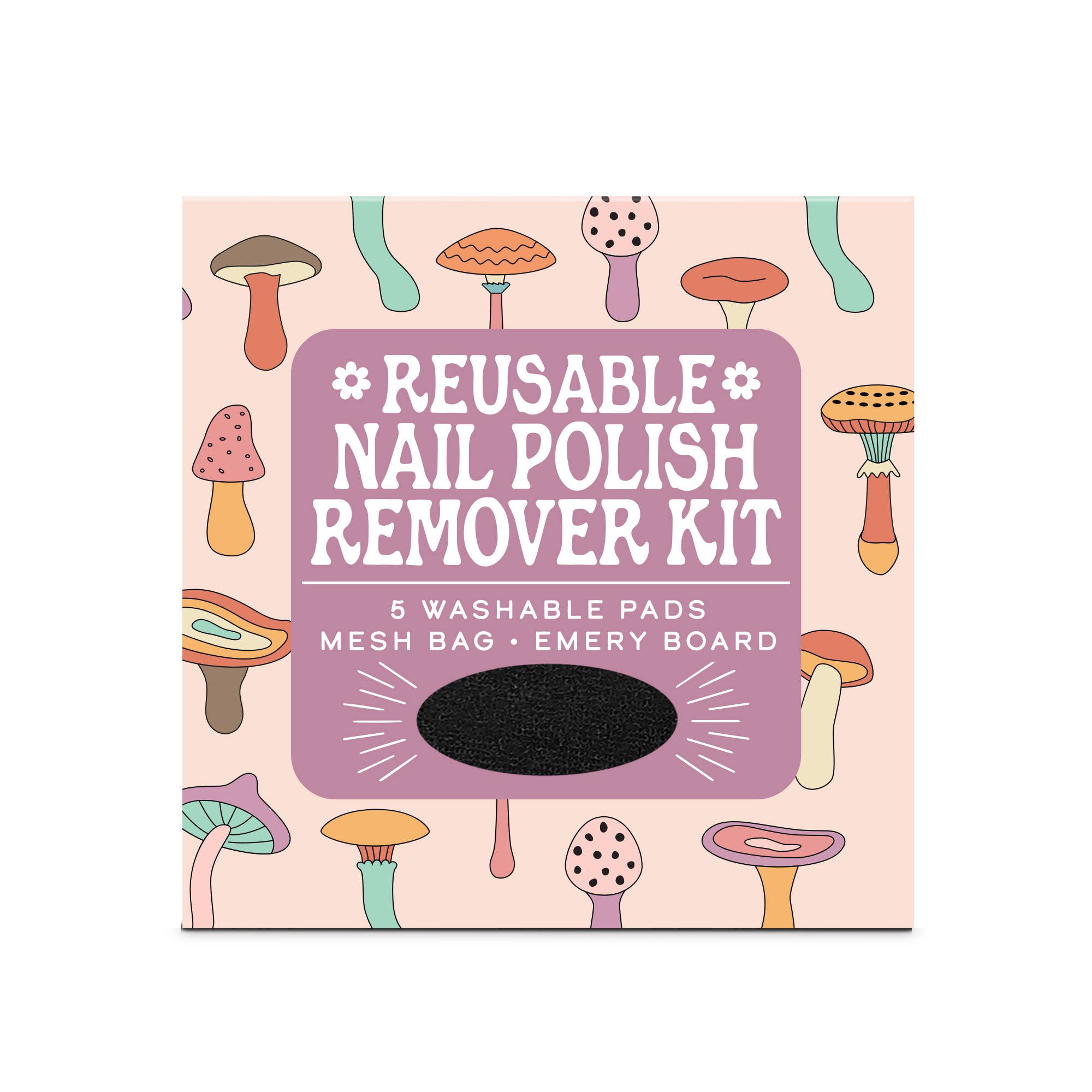 Studio Oh! - Wholesale Nail Polish Remover - Mushroom Melody Reusable Nail Polish Remover Kit2