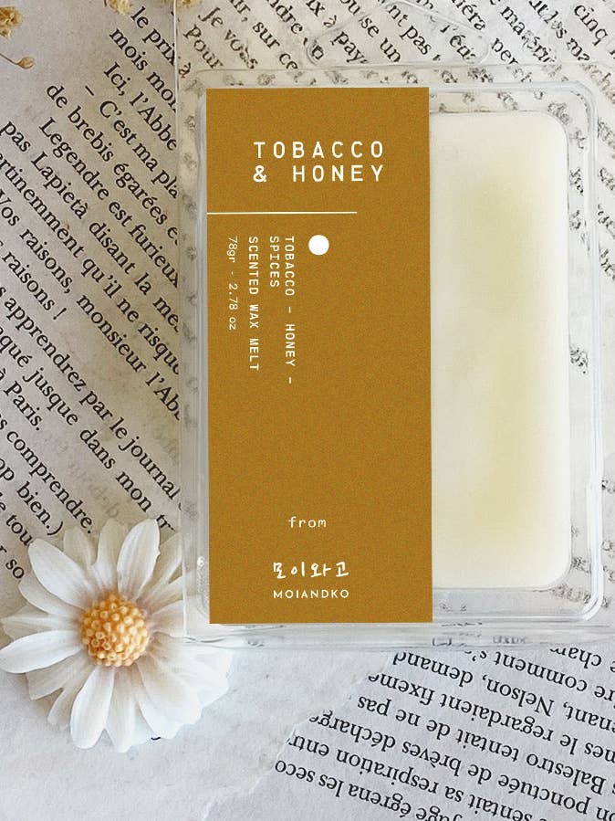 Cera perfumada de tabaco e mel - 6 cubos por atacado de MOI AND KO