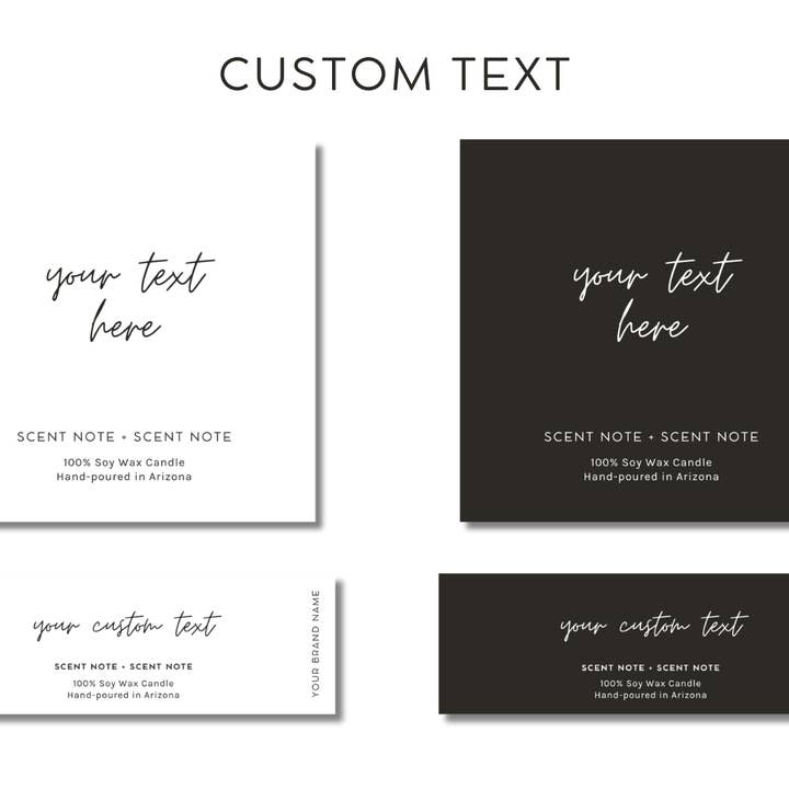 Light + Bark Candle Co. - Wholesale Jar/Filled Candle - 10oz Custom Branded Private Label White Jar Soy Wax Candle4