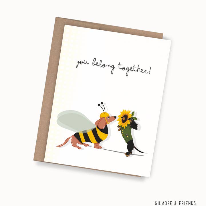 You Belong Together - Wedding Card for wholesale by Gilmore & Friends