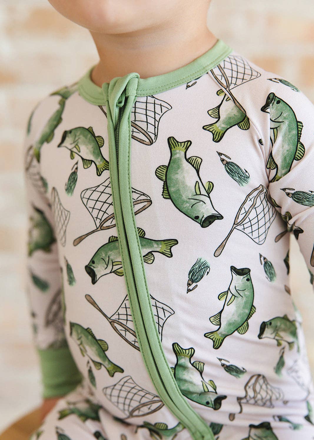 Charlie Lou Baby - Wholesale Jumpsuit - Baby - Bamboo Rompee™ | Gone Fishin'1