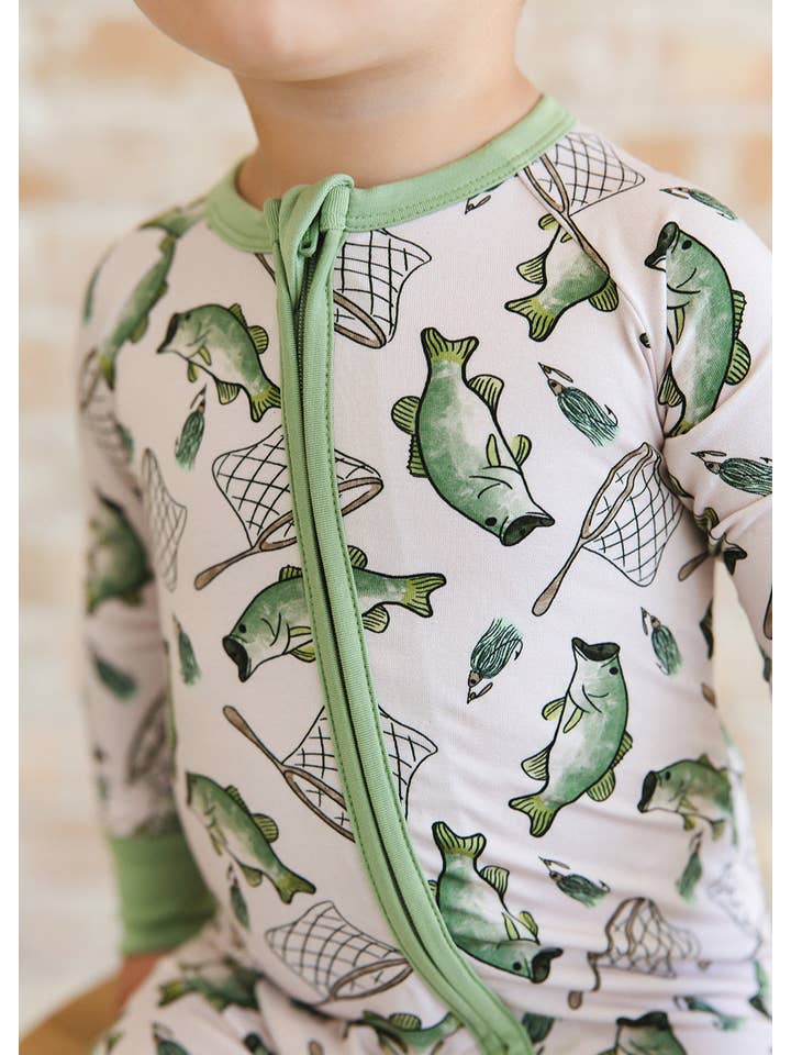 Charlie Lou Baby - Wholesale Jumpsuit - Baby - Bamboo Rompee™ | Gone Fishin'1