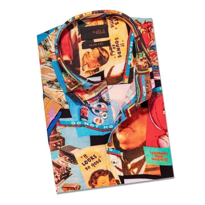 Camisa de botão de manga curta para baixo por atacado de EIGHT X