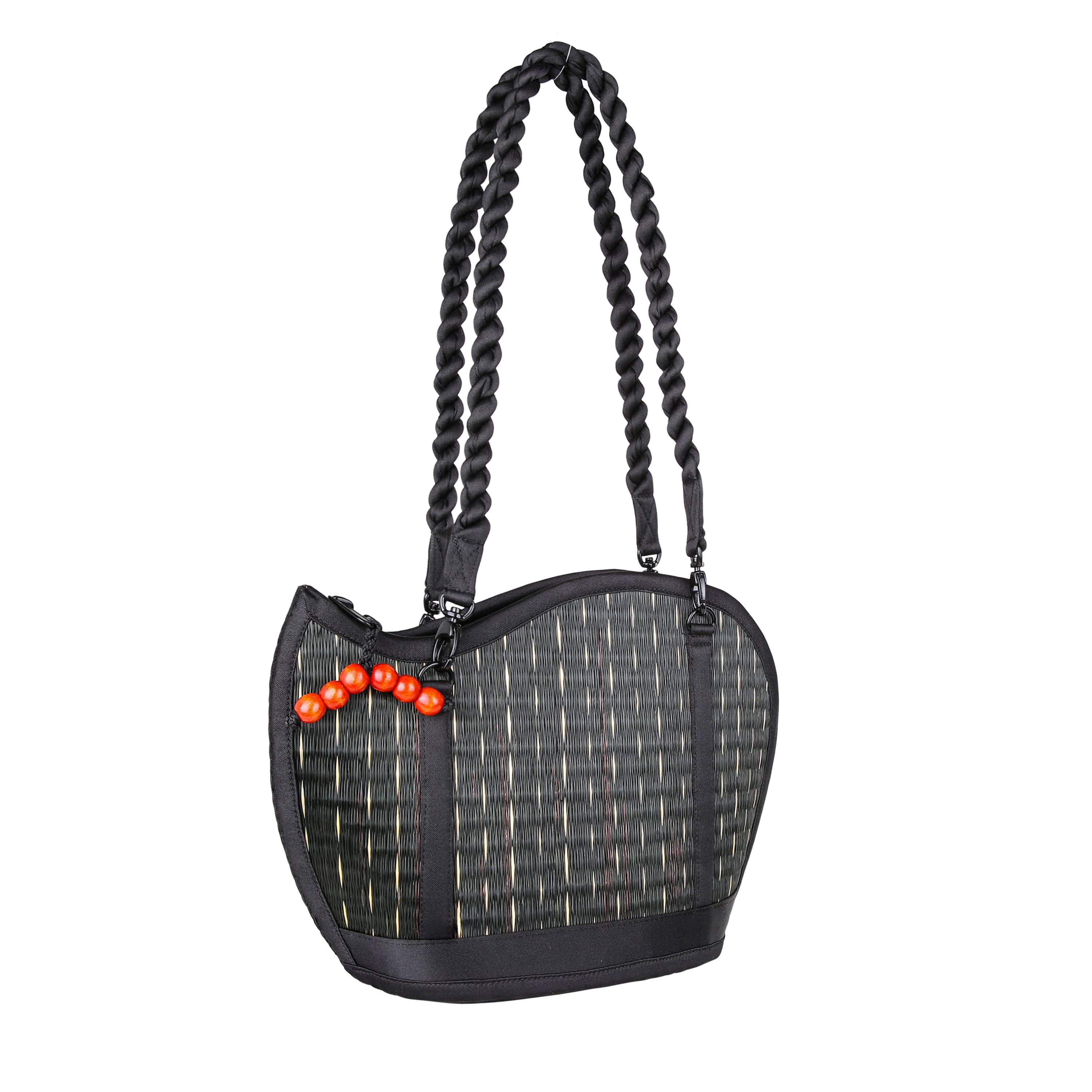 Baskets of Cambodia - Wholesale Crossbody Bag - Women's - Award-Winning Medium Size Asymmetrical Kiri Wave Purse8