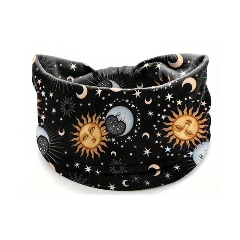 ShieldChic – wholesale Pannband - Dam – Tryckt knut elastiskt hårband0