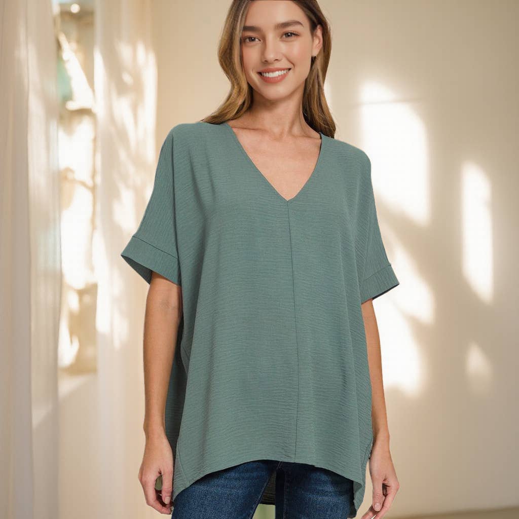 42POPS - Wholesale Blouse - Women's - `.Airflow Dolman Short Sleeve Top14