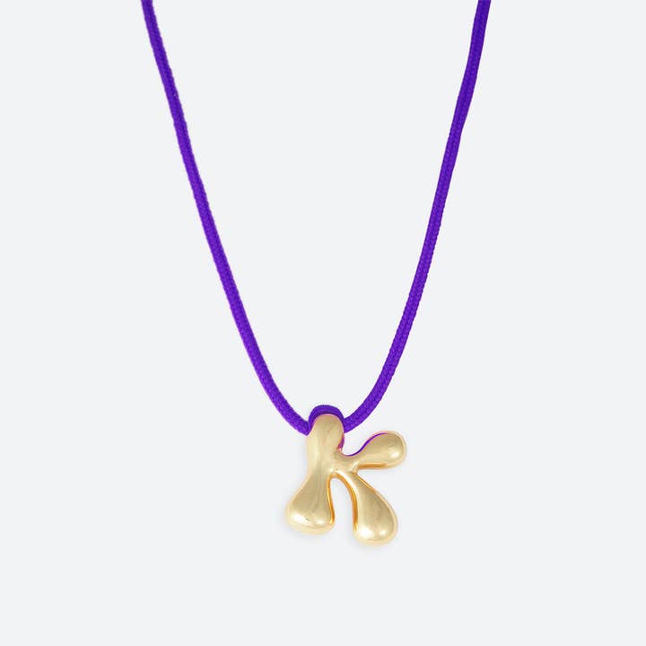 La Mome Bijou - Venta al por mayor Collares con colgantes/abalorios - Collar con letra K6