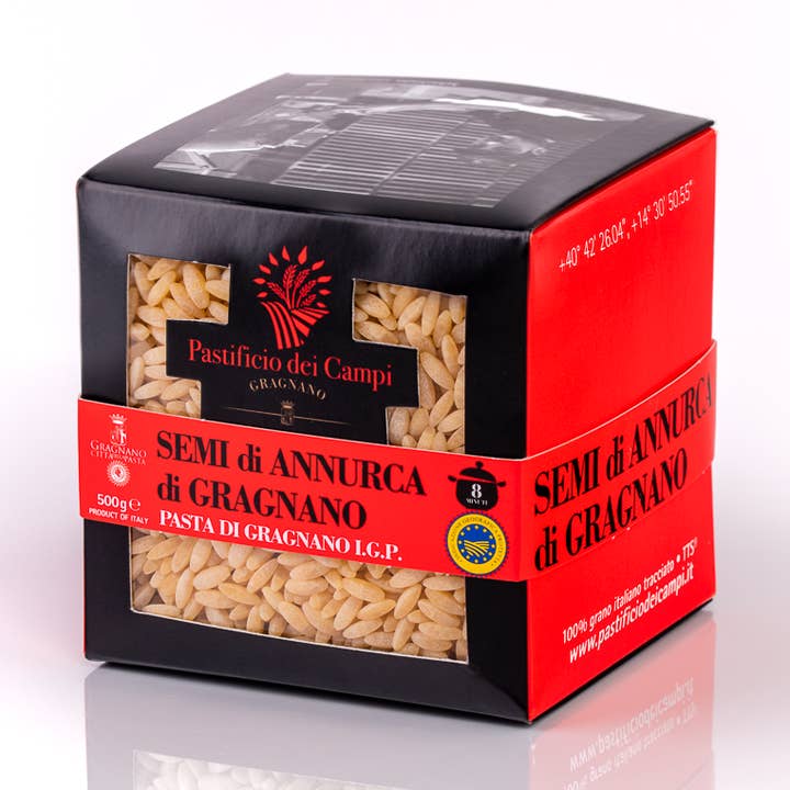 Pâtes de Gragnano IGP - Semi Di Annurca, 500g Fabriqué en Italie pour la vente par Pastificio dei Campi