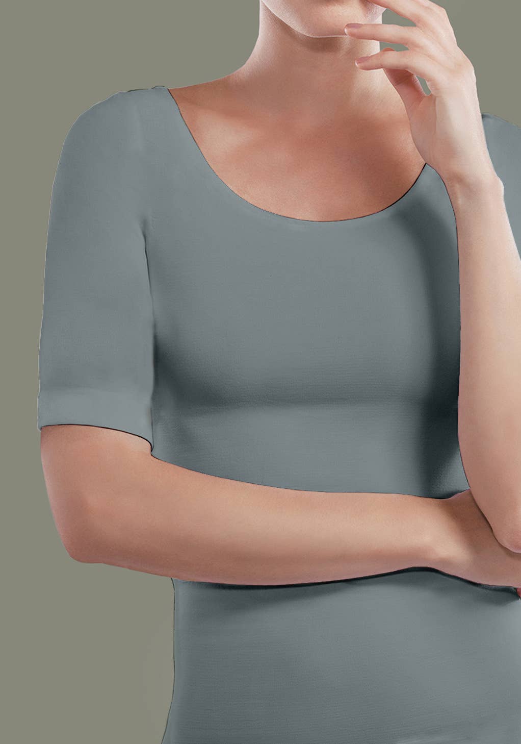 nudebutbetter - Wholesale T-Shirt - Women's - Short sleeve U-neck3