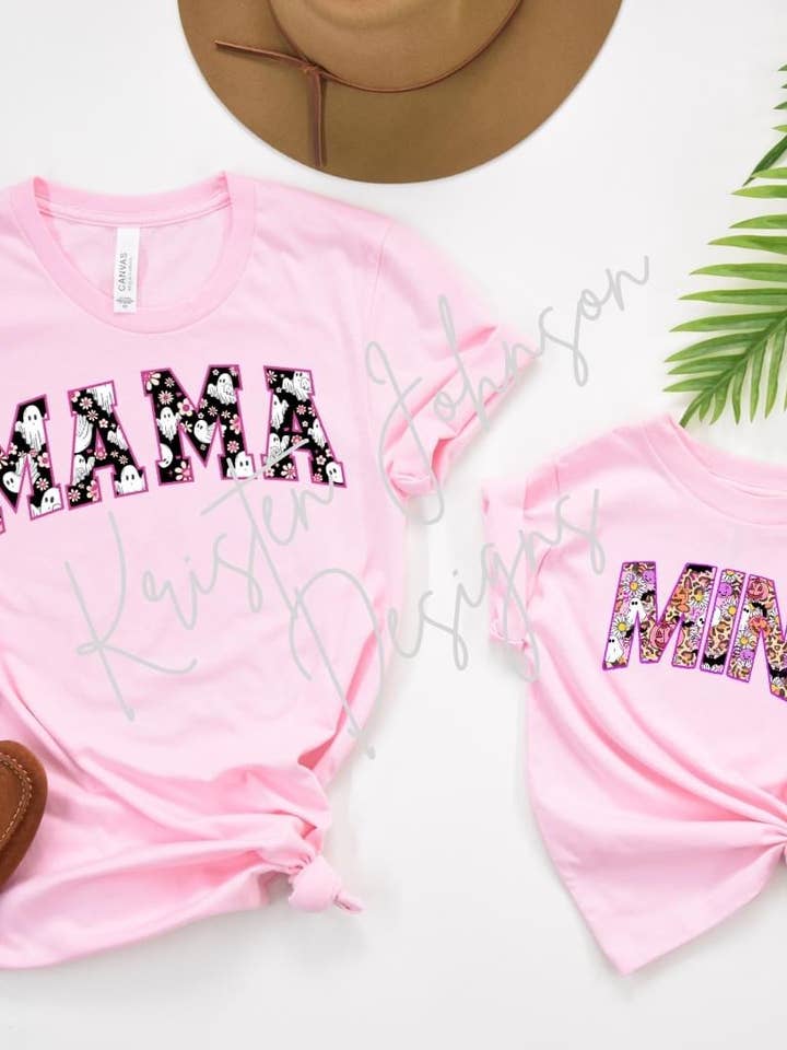 Magliette per Halloween per mamma e mini  per la vendita all'ingrosso da parte di Curvy Girl Swim Co