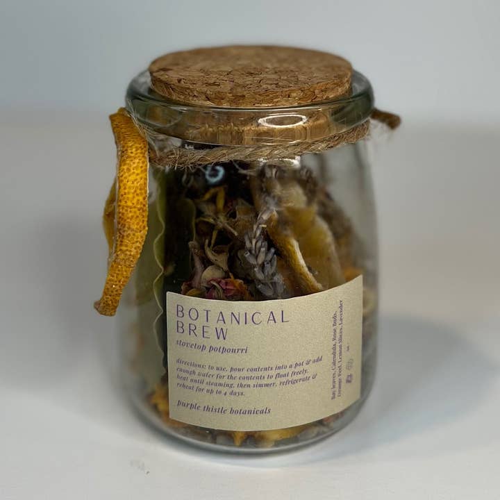 Botanical Brew Stovetop Potpourri for wholesale by Purple Thistle Botanicals