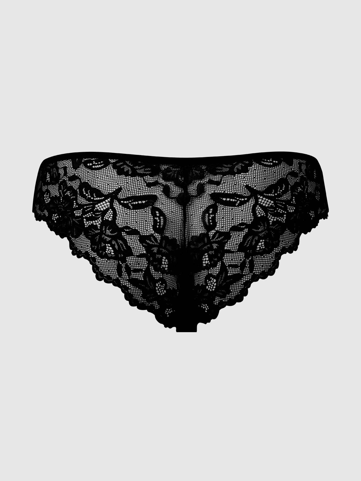 House of Desire - Wholesale Underwear - Women's - BELLA LACE UP FRONT LACE TANGA25