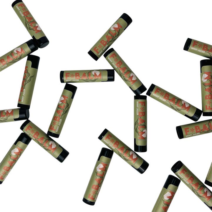 18-CASE PACK *SPRING* Mint Julep Flavoured Lip Balm for wholesale by The F*Balm