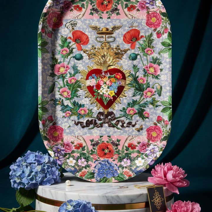 Mouchkine Jewelry - Vendita all'ingrosso Vassoi decorativi - Exvoto piatto ovale 44x28cm5