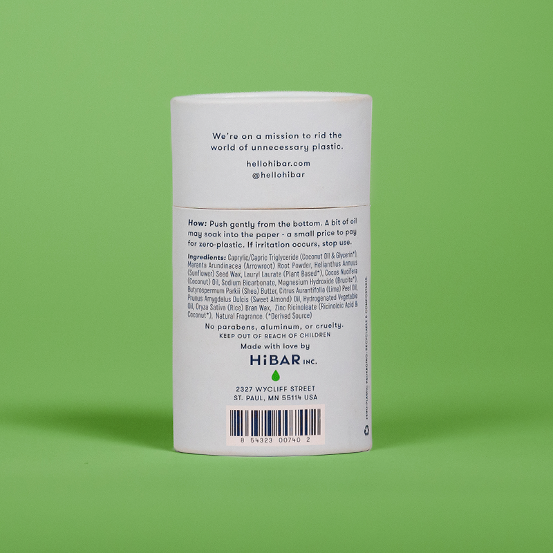 HiBAR - Wholesale Deodorant - Unisex - HiBAR Deodorant Fresh Rain + Cucumber 6