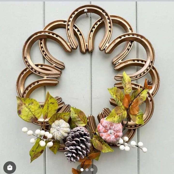 Horseshoe Collection - Wholesale Wreath - Handmade Horseshoe Wreath
